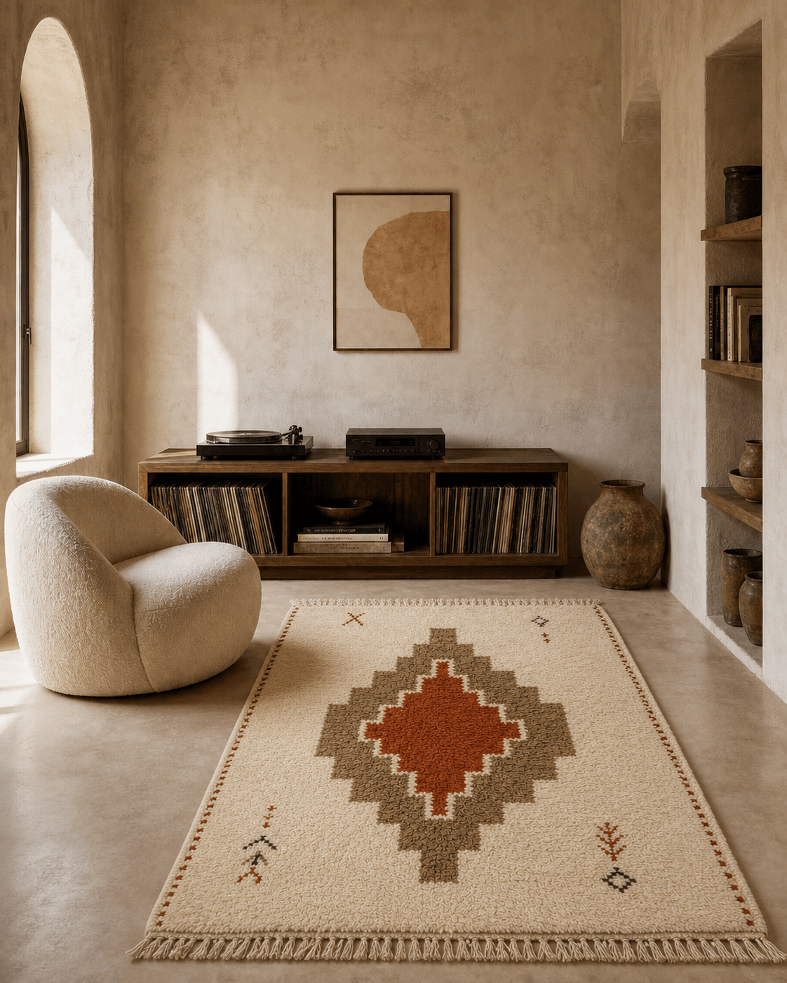 Oued Stone in the listening room