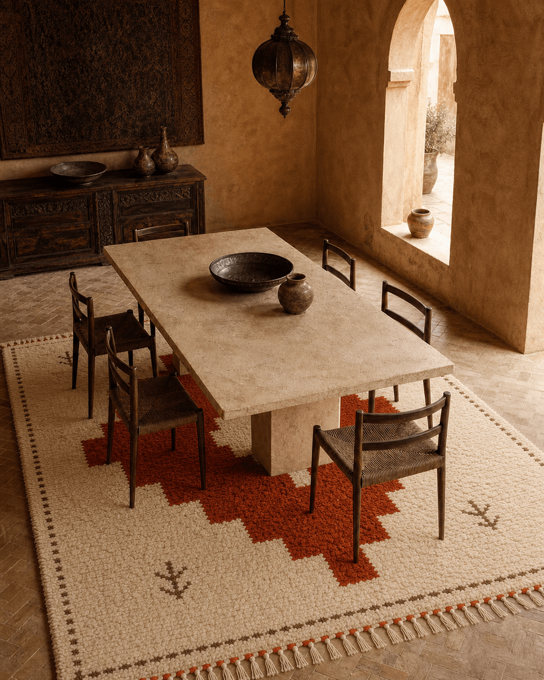 Saffron Gate in the dining room